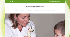 Desktop Screenshot of lifeline-chiropractic.com