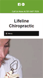 Mobile Screenshot of lifeline-chiropractic.com